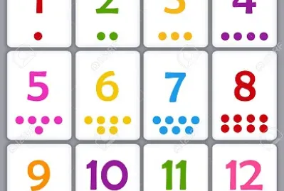 NÃšMEROS DEL 1 AL 12