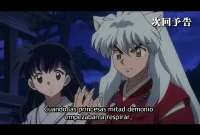 inuyasha recibe el rojo carmesi hanyo no yashahime