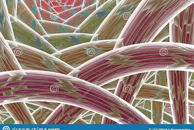 multi colored tangled colorful thread rope jigsaw puzzle