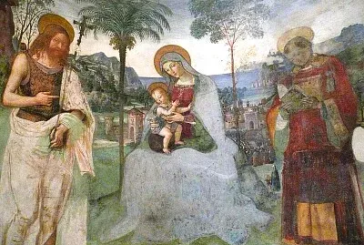 Pinturrichio sacrÃ©e conversation jigsaw puzzle