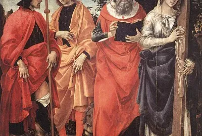 Filippino Lippi Pala Magrini Lucques jigsaw puzzle