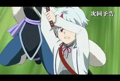 towa y setsuna atacan a konton hanyo no yashahime