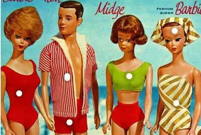 60s Barbies jigsaw puzzle