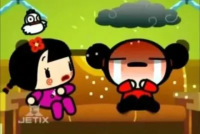 pucca se pone a llorar ya que garu no la ama pucca jigsaw puzzle