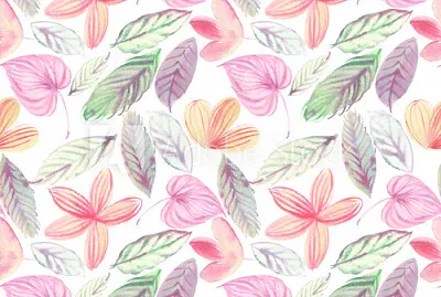 watercolor floral pattern