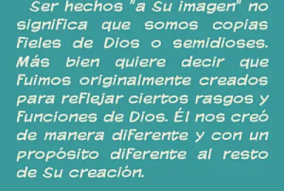 A imagen y semejanza jigsaw puzzle