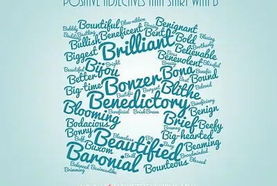 Positive adjectives.B jigsaw puzzle