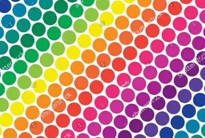 Rainbow Colored Dots