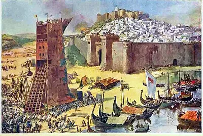 Conquista de Lisboa aos Mouros jigsaw puzzle