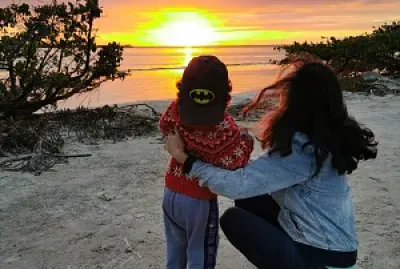 פאזל של Atardecer en Playa Blanca Q. ROO