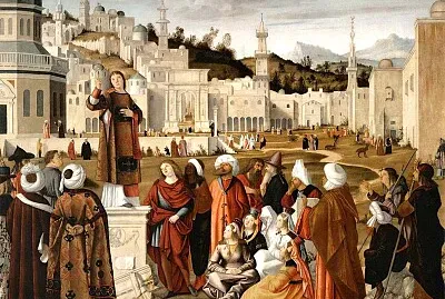 Carpaccio sermon d 'Etienne