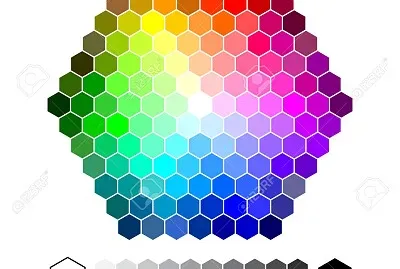 hexagon Color chart