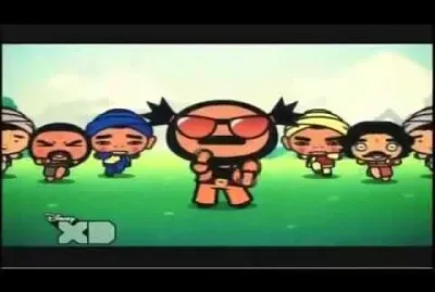 garu cambia de ropa y empieza a bailar pucca