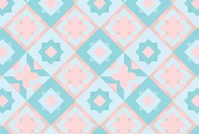 Geometric pastel