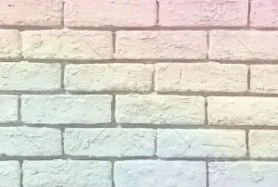 pastel rainbow brick wall jigsaw puzzle
