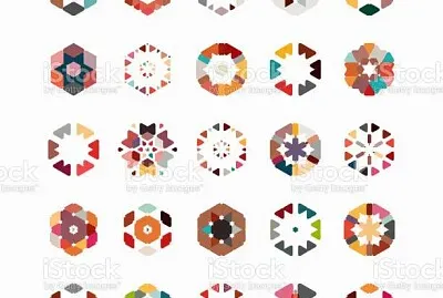 hexagon pattern symbol collection