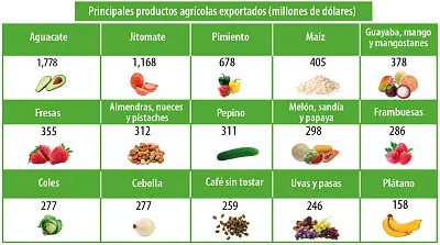 Cultivos agrícolas en México