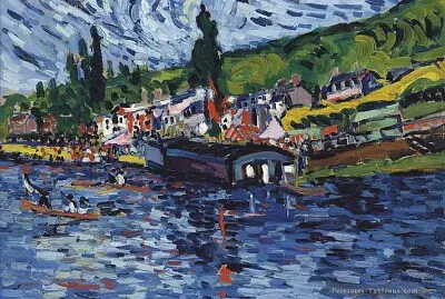 Vlaminck Bougival vue de la Seine