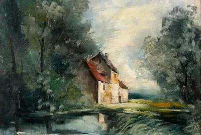 Vlaminck maison au bord d l 'étang