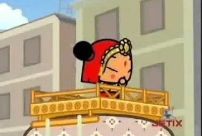 pucca ve que su elefante esta agotado pucca