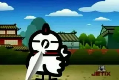 el pollo de ching va a pelear con un pato pucca