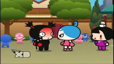 garu se sonroja despues que ring ring le dio un beso pucca jigsaw puzzle