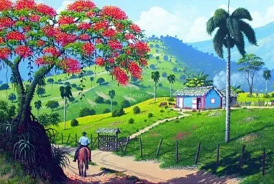 PAISAJE DEL CAMPO DOMINICANO