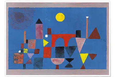 EL PUENTE ROJO -PAUL KLEE