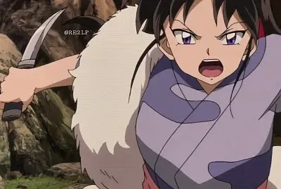 setsuna va atacar a caga gozen hanyo no yashahime