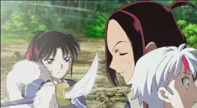 setsuna le dice a riku que suelte a towa hanyo no yashahime