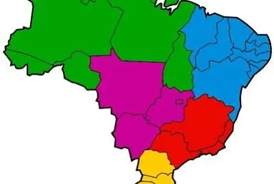 Mapa Regiões do Brasil