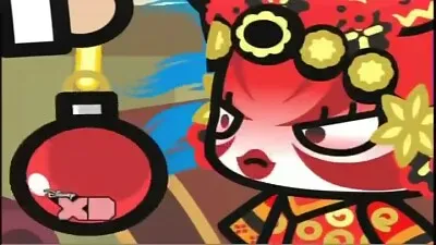 santa esta hipnotizando a ring ring pucca