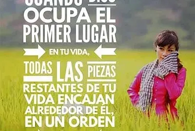 DIOS PRIMER LUGAR jigsaw puzzle