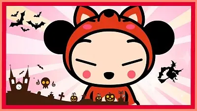 pucca decide disfrazarse de zorro pucca jigsaw puzzle