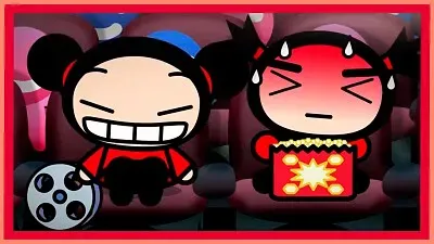 pucca piensa ver una pelicula de amor con garu
