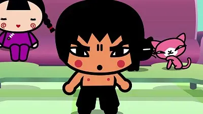 abyo dice que no le asustan las agujas pucca