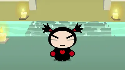 garu hace meditacion pucca