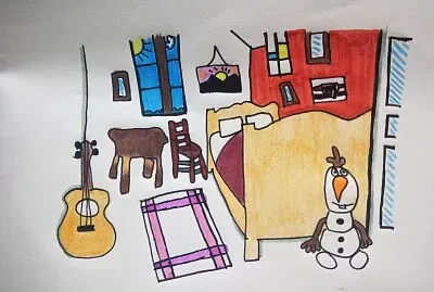 פאזל של Releitura - O quarto - Van Gogh 1888