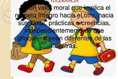 La tolerancia