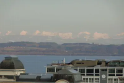 Neuchâtel coucher de soleil