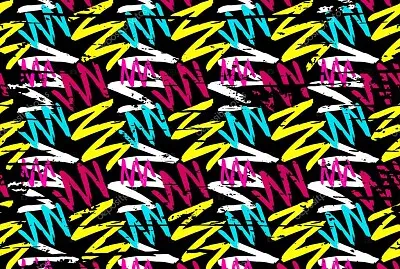 Graffiti psychedelic abstract color jigsaw puzzle