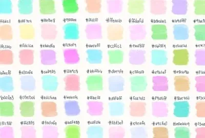 Pastel Color Swatches