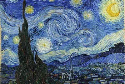 Obra de Arte Noite estrelada