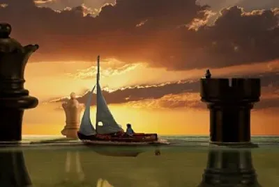 Ajedrez en el mar jigsaw puzzle