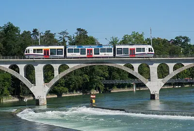Railroad Bridge Reuss Bremergarten Switz