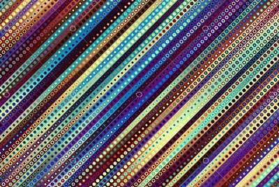 Geometric polka dot pattern jigsaw puzzle