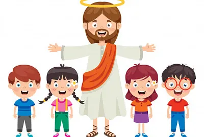 Jesus e crianças