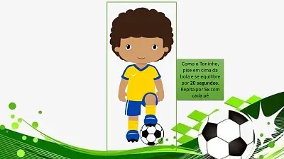 Toninho pisando na bola