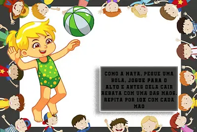 Maya rebatendo a bola