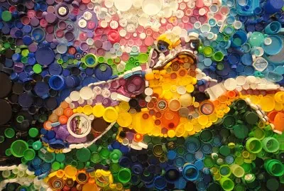 Bottle Cap Turtle jigsaw puzzle